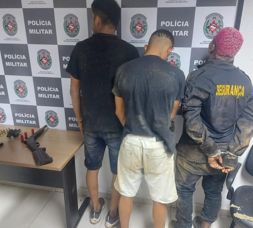 Suspeitos trocam tiros com a polícia e são presos, no Colinas do Sul
